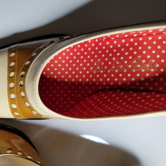 Museum Quality 1930s Patent Leather Owl face Detail pump shoe size 6.5 - Picture 10 of 16